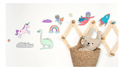 Folia Self-Adhesive Paint Roller with Adventure Motifs