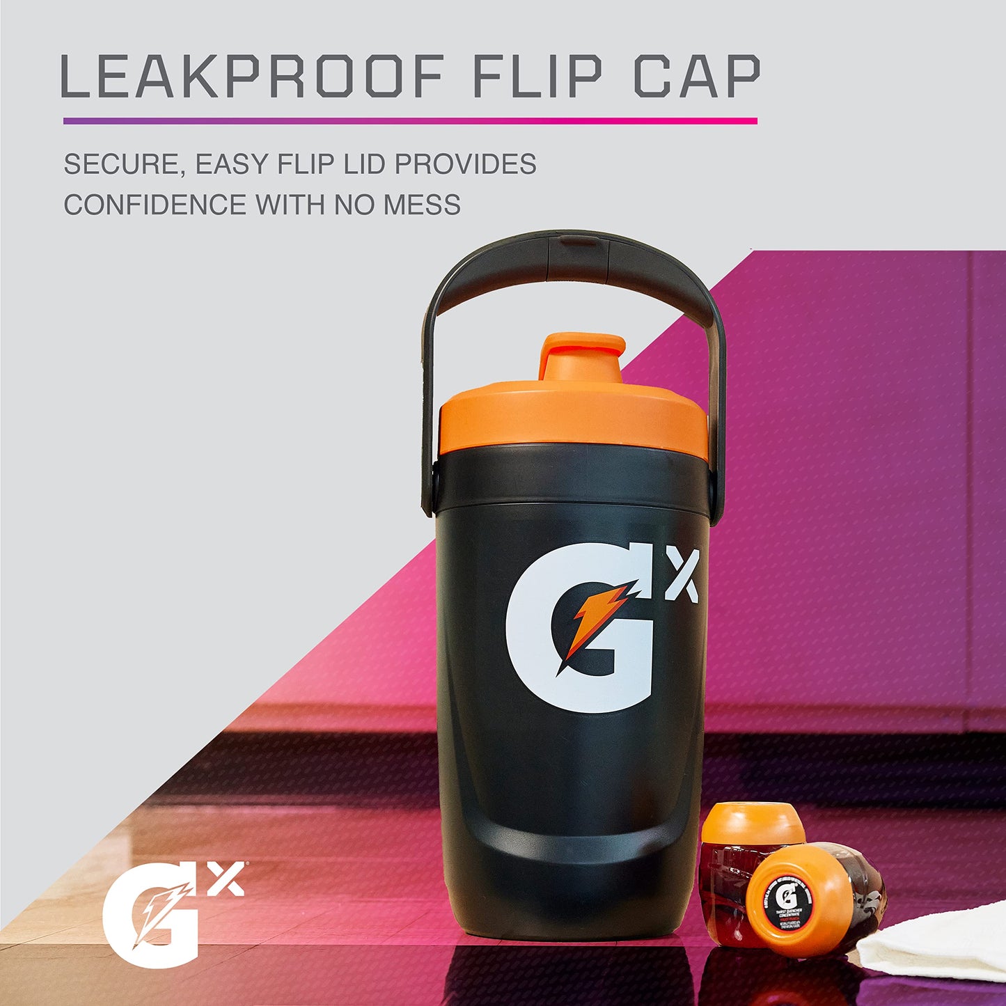 Gatorade Gx 1.8L Black Vacuum Flask