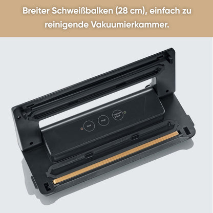 SEVERIN FS 3610 Vacuum Sealer with 10 Bags, Fully Automatic