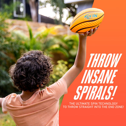 Nerf Spiral Grip Mini Soft Foam Football for Kids