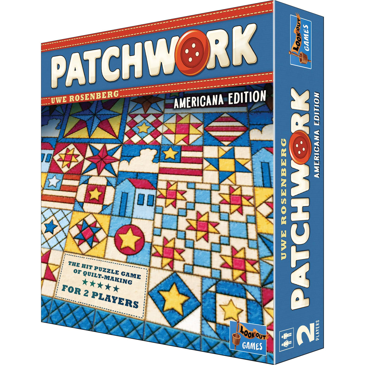 Lookout Patchwork Americana Edition Board Game by Lookout
