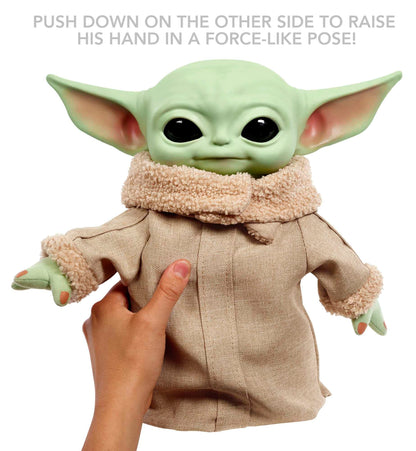 Mattel Star Wars Grogu Squeeze and Blink Plush