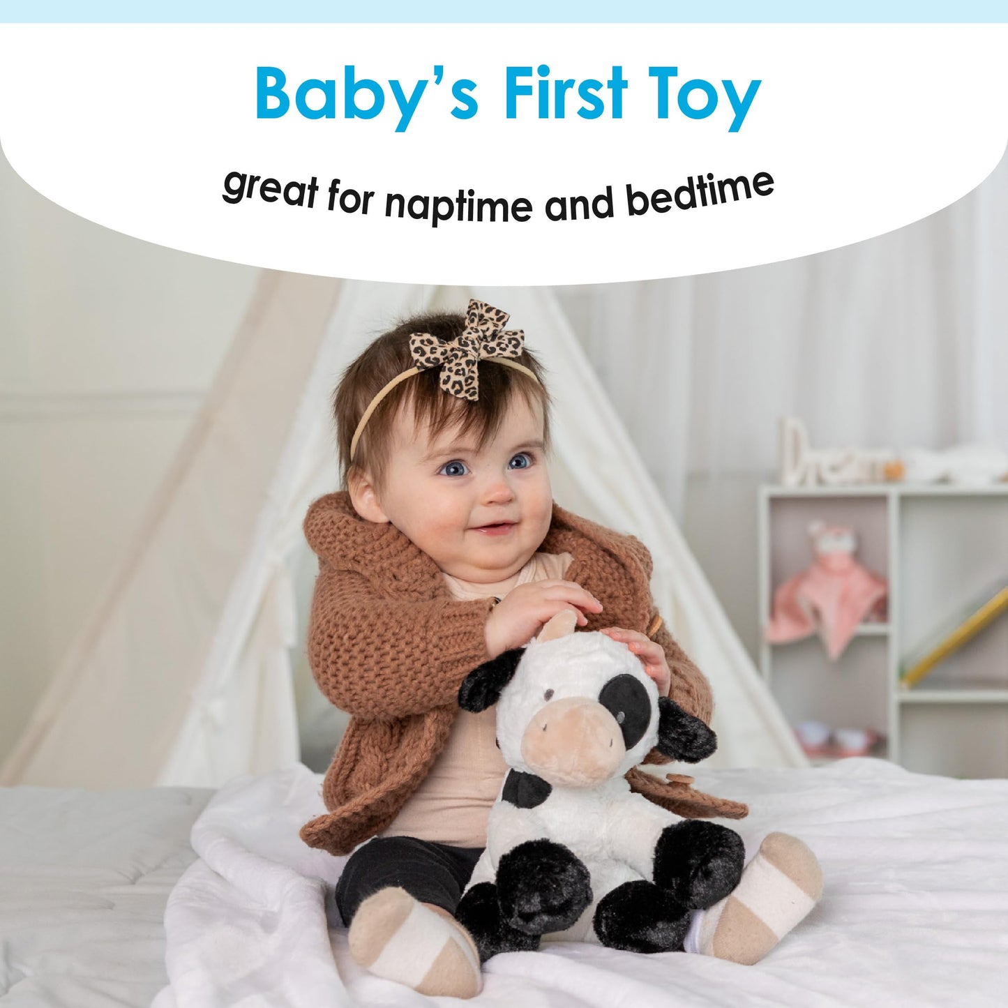 Kids Preferred Carter's Cow Waggy Musical Plush Stuffed Animal