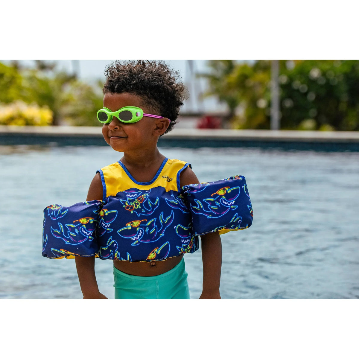 Speedo Kids' Splash Jammer Vest - Blue/Yellow