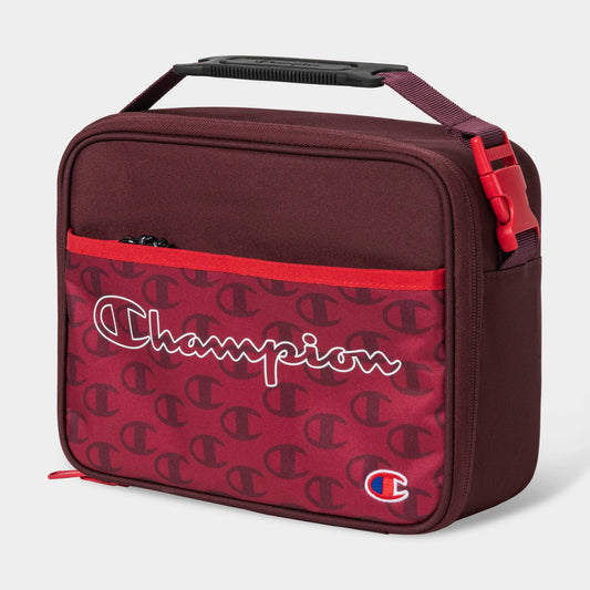 Champion Center Lunch Kit with a hard shell and built-in tray, perfect for school or work