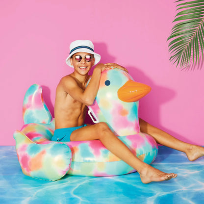 Sun Squad Duck Ride On Float - Multicolored