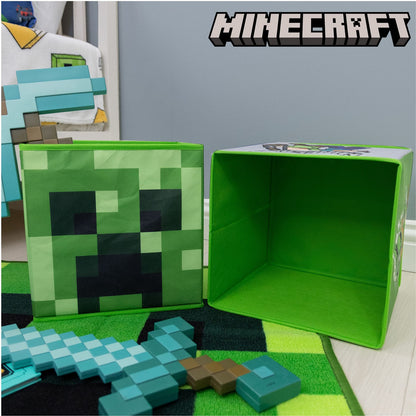 Character World Minecraft Storage Boxes 2 Pack