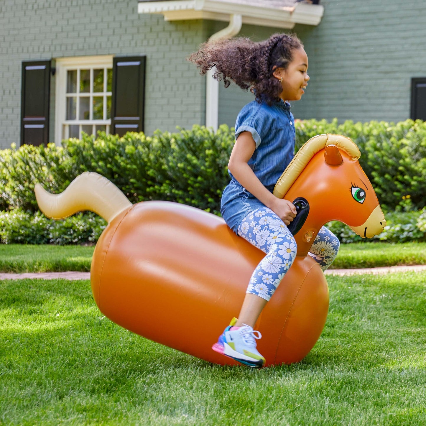 HearthSong Hop 'n Go Horse Inflatable Ride-On