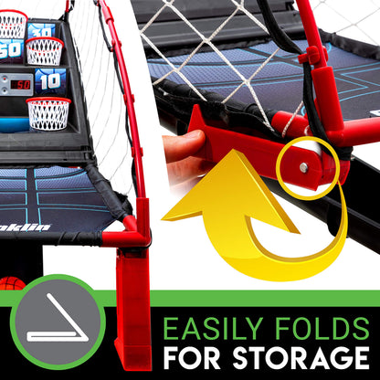 Franklin Sports Anywhere Basketball Arcade Game - Indoor Electronic Basketball Game