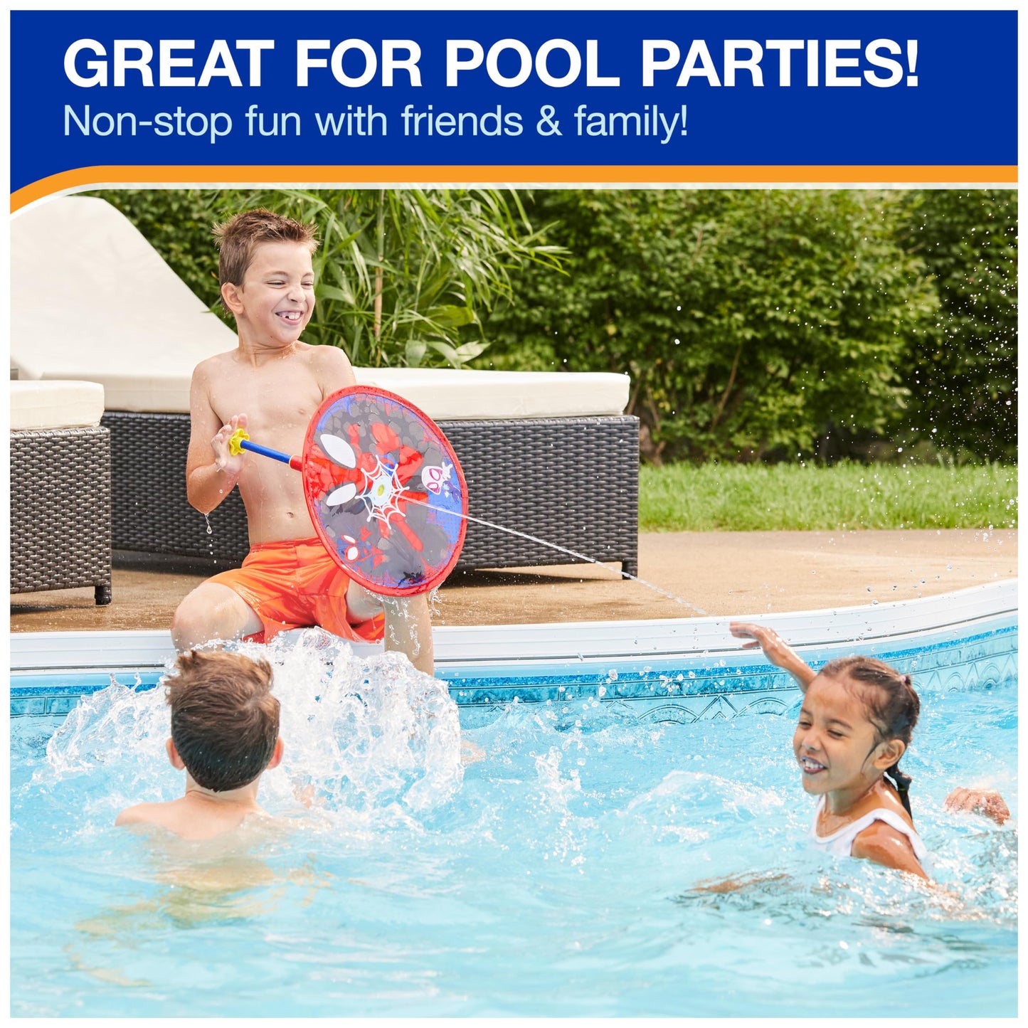 Swimways Marvel Spidey Aqua Shield Blaster Water Gun