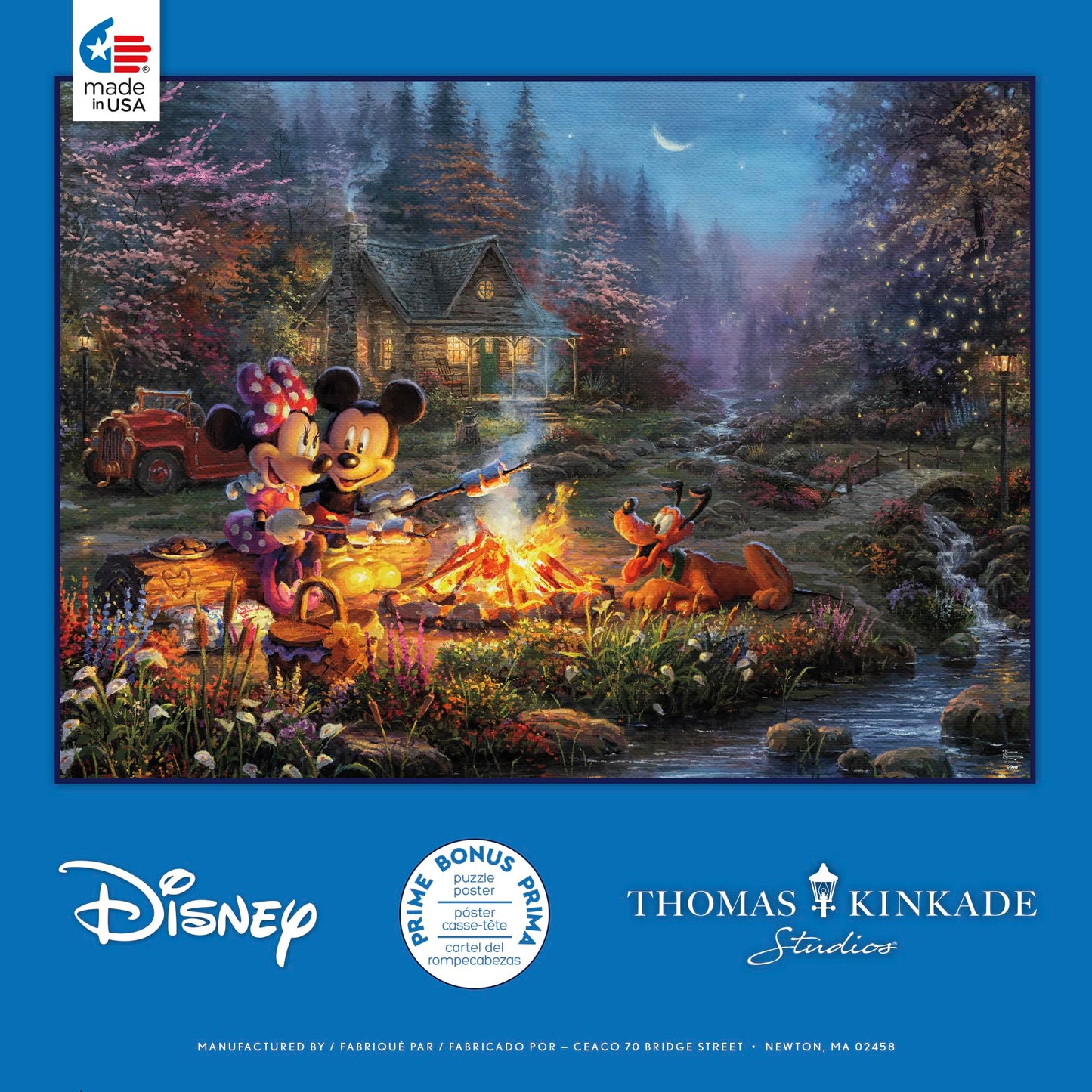 Ceaco Disney Thomas Kinkade Mickey & Minnie Jigsaw Puzzle
