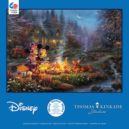 Ceaco Disney Thomas Kinkade Mickey & Minnie Jigsaw Puzzle