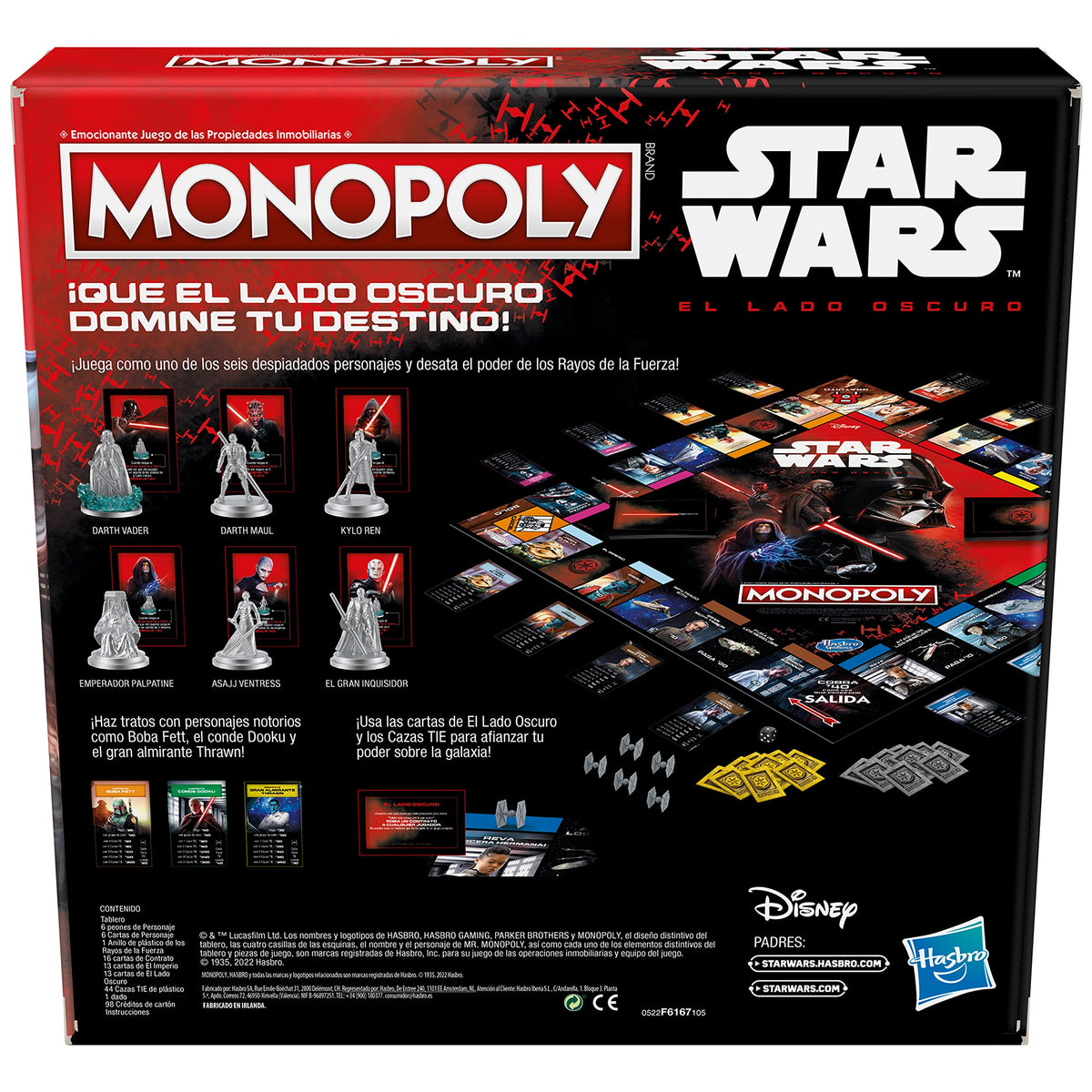 Star Wars Monopoly: Dark Side Edition Board Game