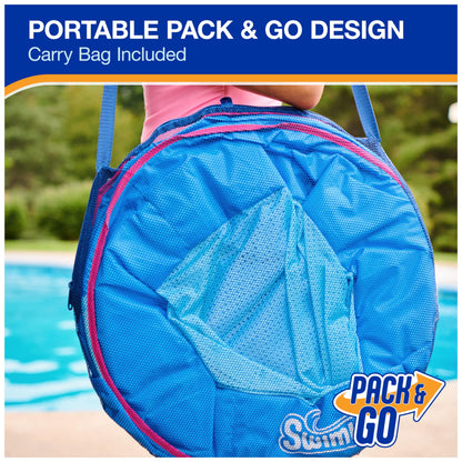 SwimWays Spring Float Papasan Pool Lounger - Inflatable and Comfortable