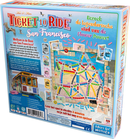 Asmodee Ticket to Ride San Francisco Board Game