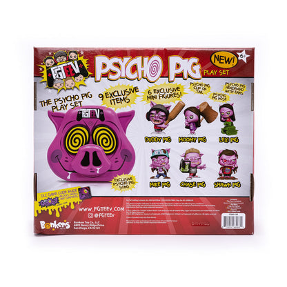 FGTeeV Psycho Pig Party Pack with 6 Mini Figures and Accessories