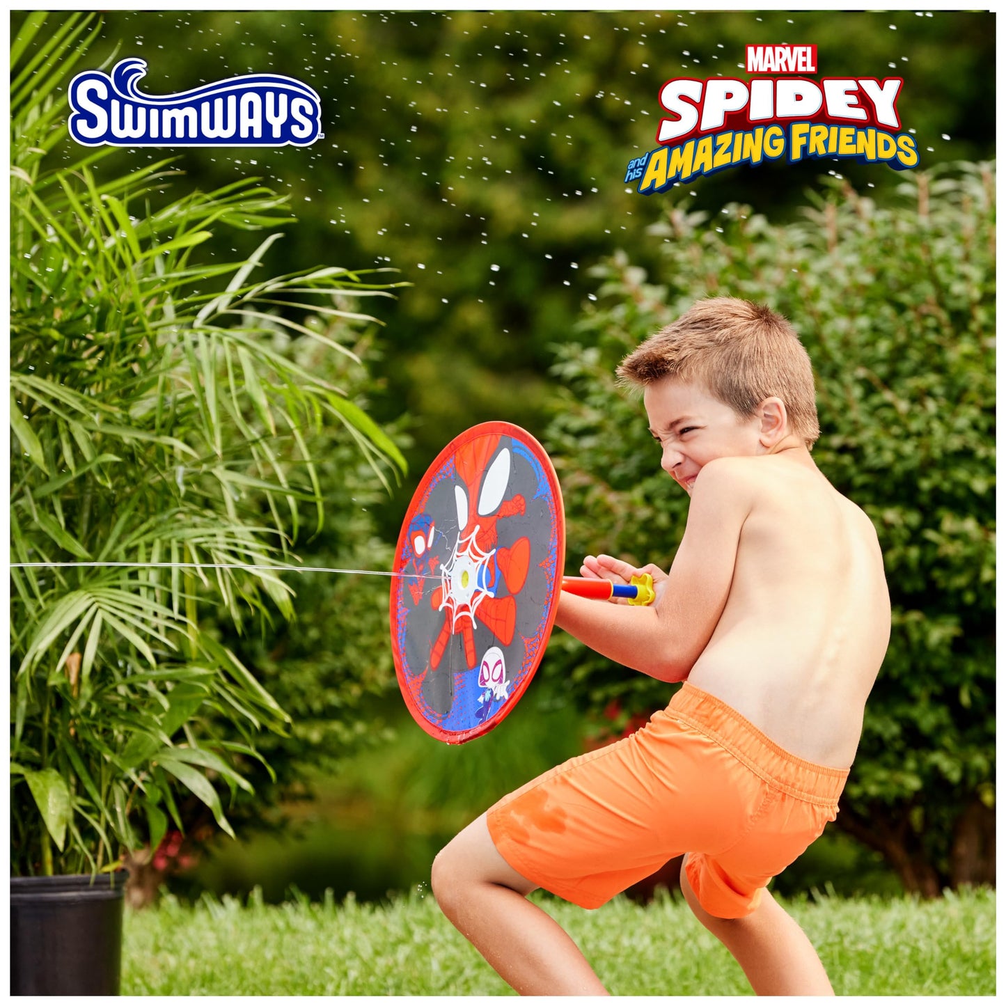 Swimways Marvel Spidey Aqua Shield Blaster Water Gun