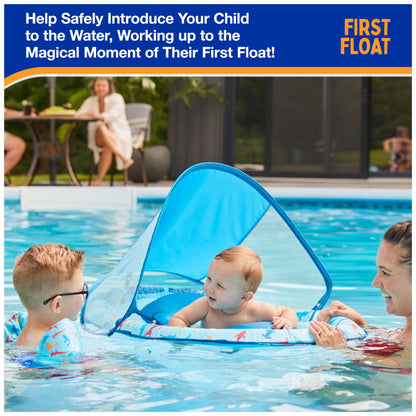SwimWays Baby Spring Float with Sun Canopy and UPF Protection