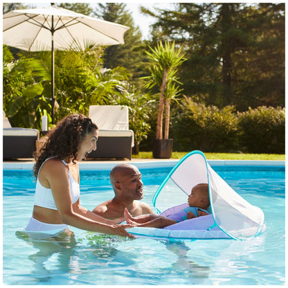 SwimWays Inflatable Infant Mermaid Spring Float with Sun Canopy