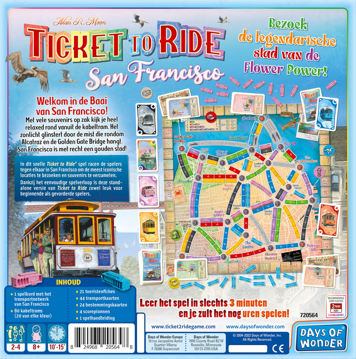 Asmodee Ticket to Ride San Francisco Board Game