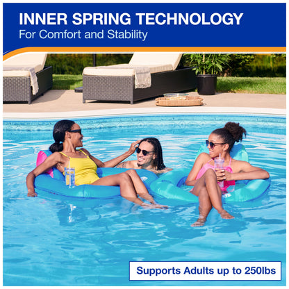 SwimWays Spring Float Premium SunSeat Pool Lounge Chair