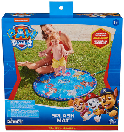 SwimWays PAW Patrol Splash Mat with vibrant characters and water sprinkler
