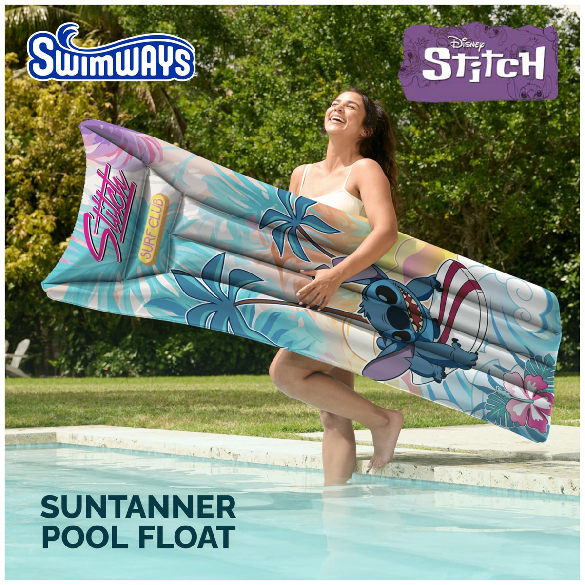 SwimWays Stitch Suntanner Pool Float for Teens