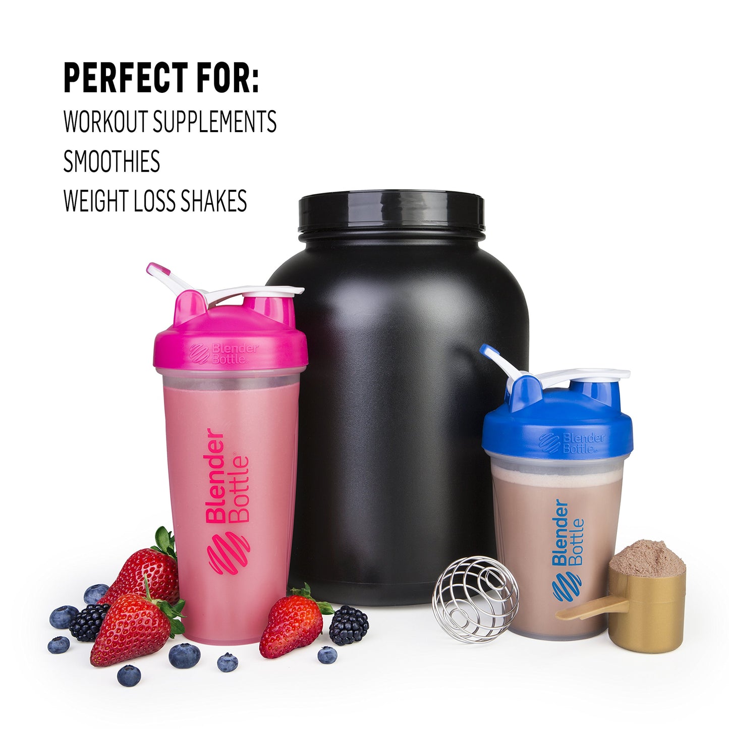 BlenderBottle Classic Shaker Bottle for Protein Shakes and Pre-Workout