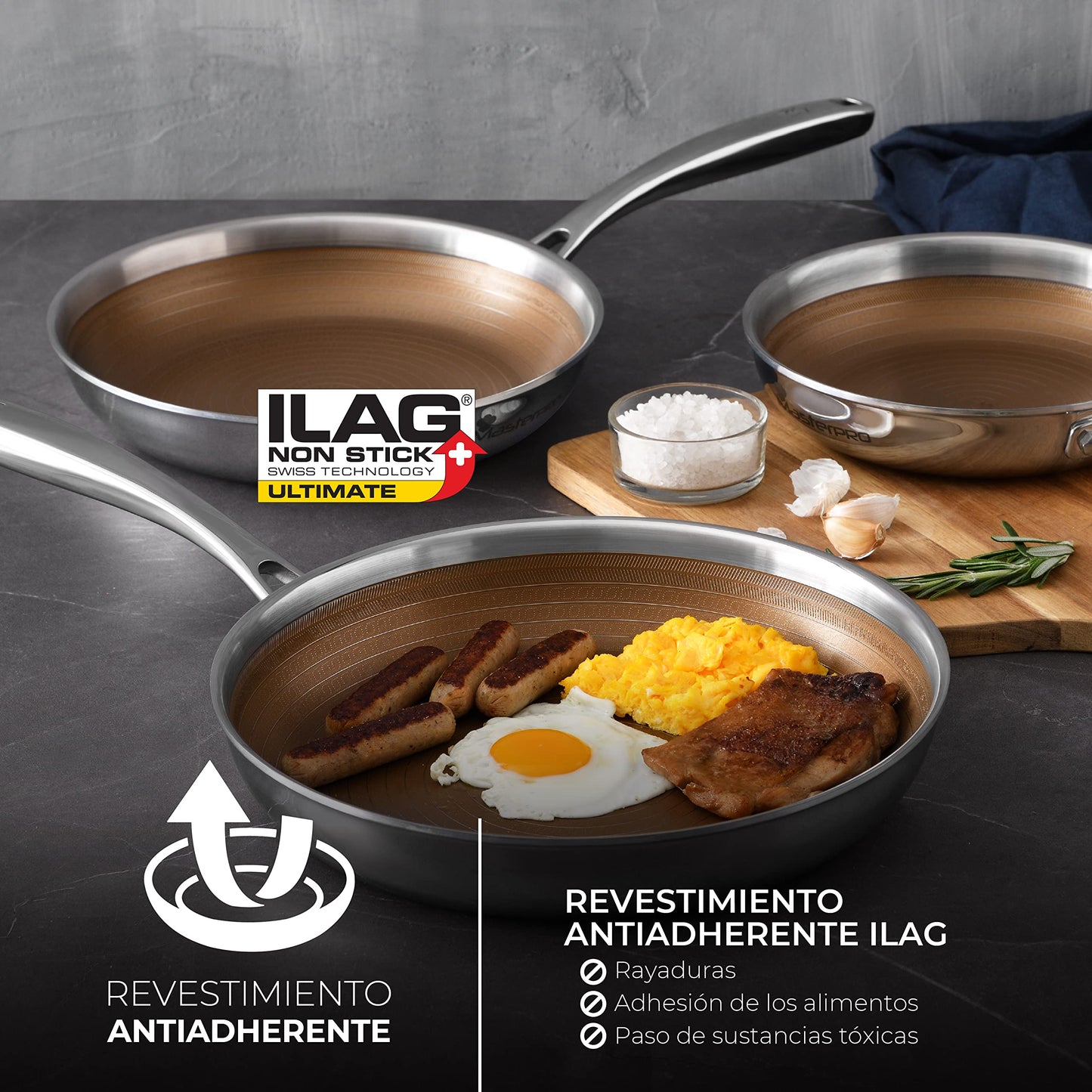 MasterPRO Giro 3 Non-Stick Frying Pan 28 cm