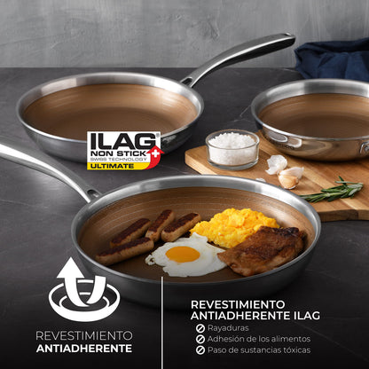 MasterPRO Giro 3 Non-Stick Frying Pan 28 cm