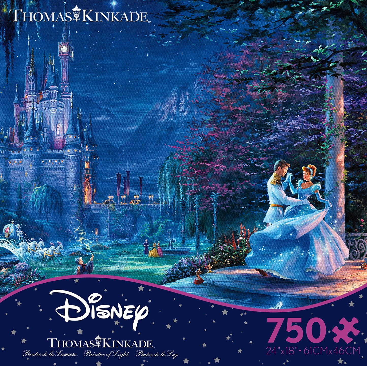 Ceaco Disney Cinderella Starlight 750-Piece Jigsaw Puzzle