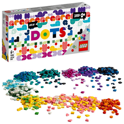 LEGO DOTS Lots of DOTS Building Set with over 1000 colorful tiles for creative decoration