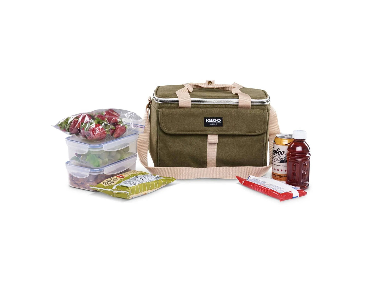 Igloo Nostalgia Lunch Sack in Olive