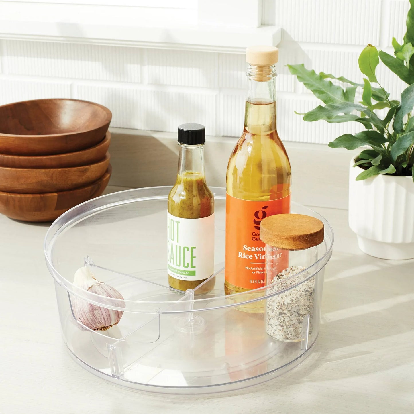 Brightroom 11-Inch Plastic Lazy Susan Turn Table