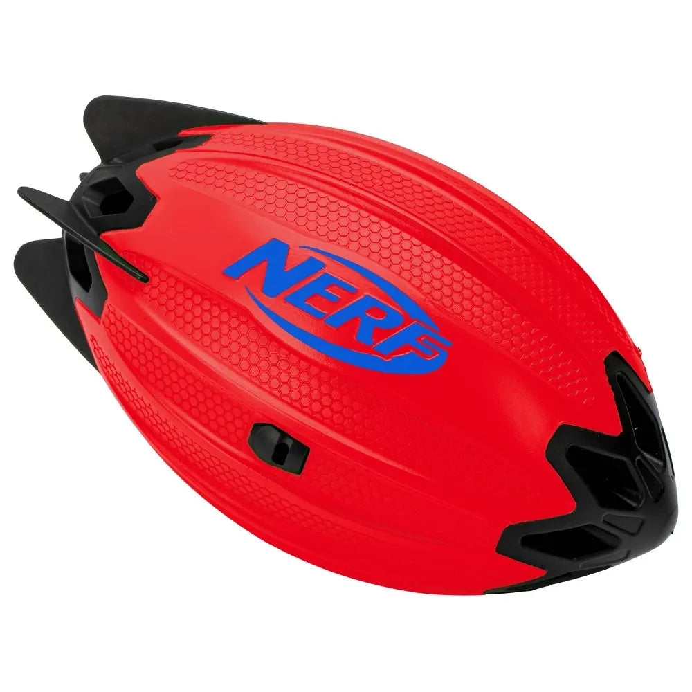 NERF Vortex Rocket Football with soft foam construction and integrated tail for optimal spirals and kicking practice