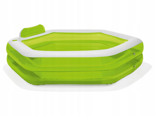 Crivit inflatable pool with dimensions 202 x 186 cm