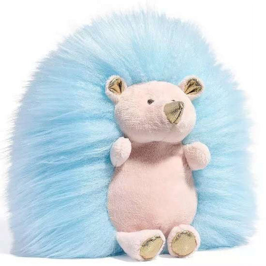 6" Sparklers Blue Hedgehog plush toy by FAO Schwarz