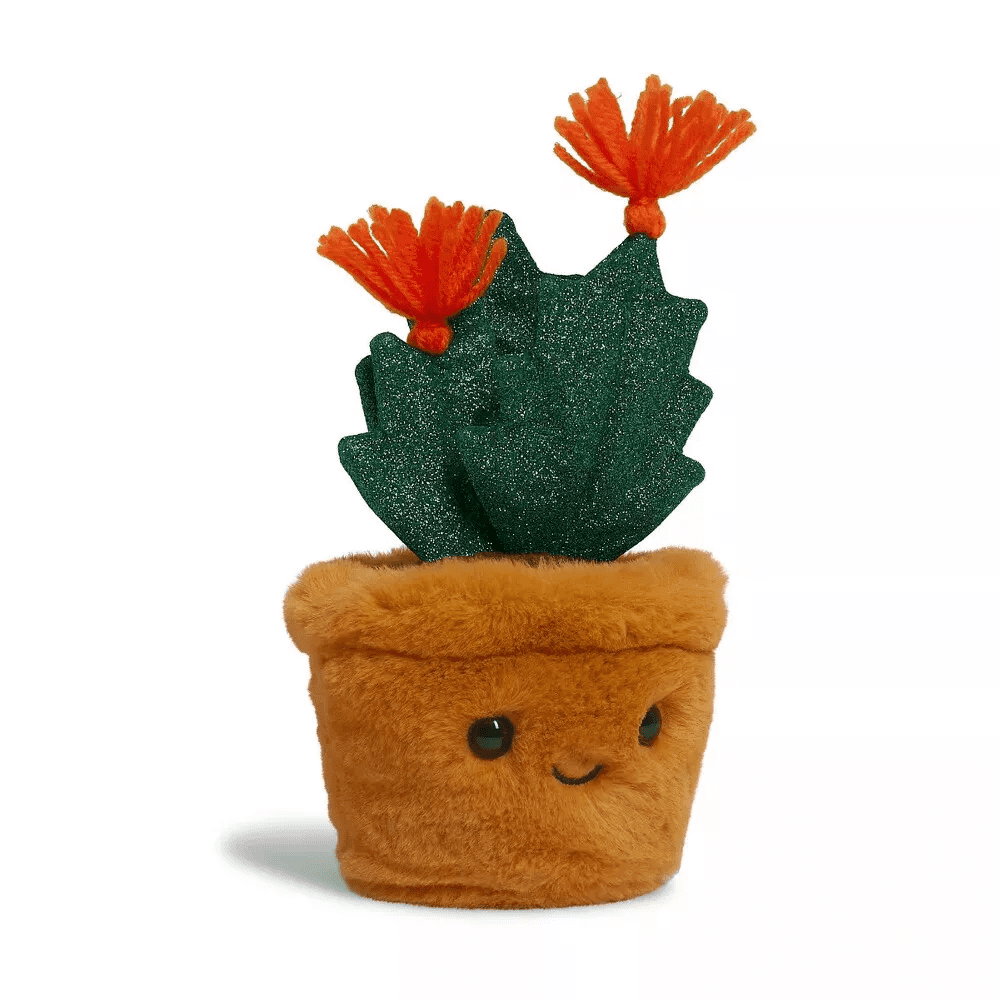 FAO Schwarz 7" Sparklers Plant Christmas Cactus Plush Toy