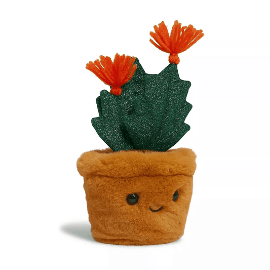 FAO Schwarz 7" Sparklers Plant Christmas Cactus Plush Toy