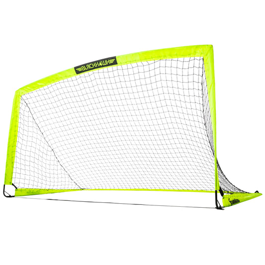 Franklin Sports Blackhawk Pop Up Soccer Goal in optic yellow color