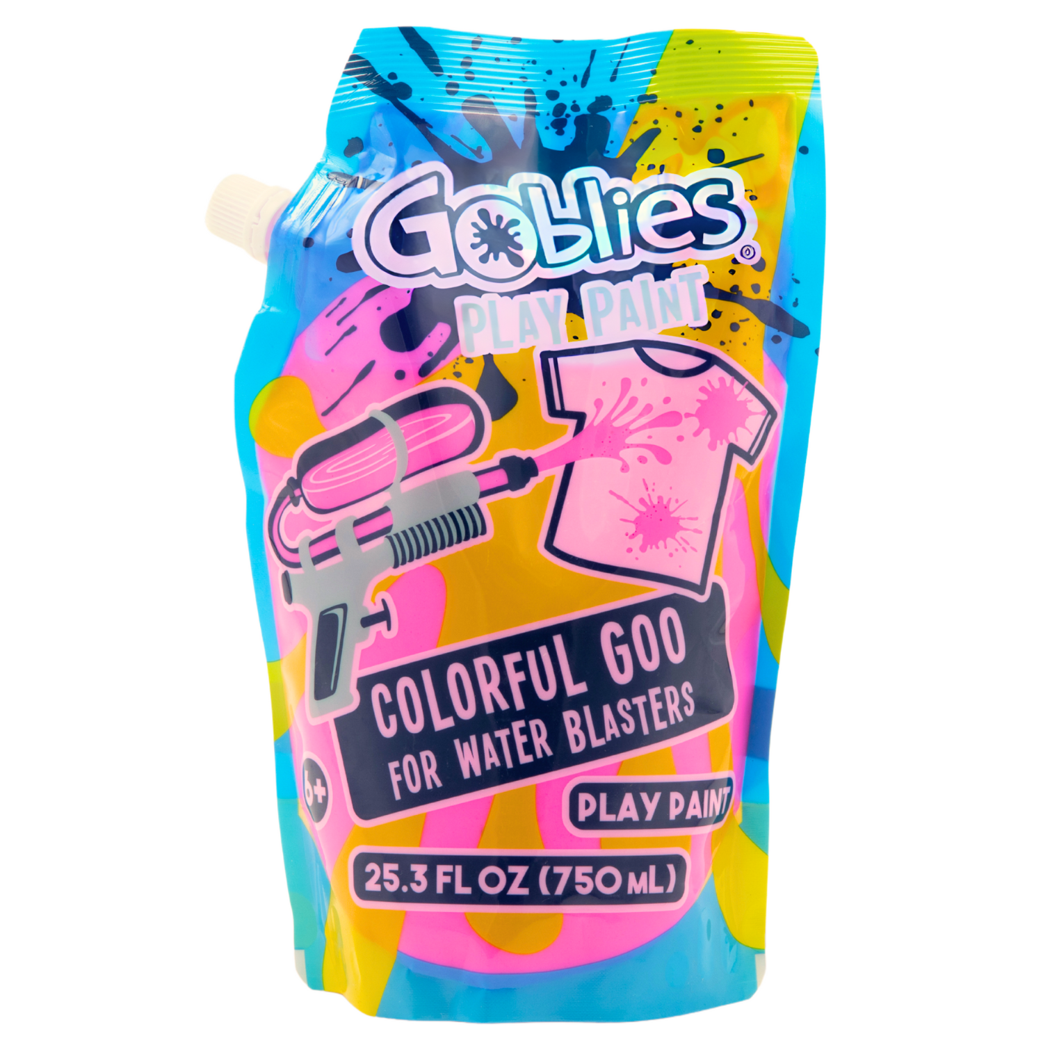 Goblies Play Paint for Water Blasters in a pink 25.3 fl. oz. bottle