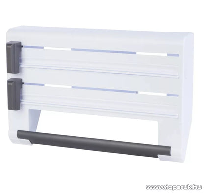 Livarno Home white kitchen roll holder with a cutting knife and wall-mounting kit