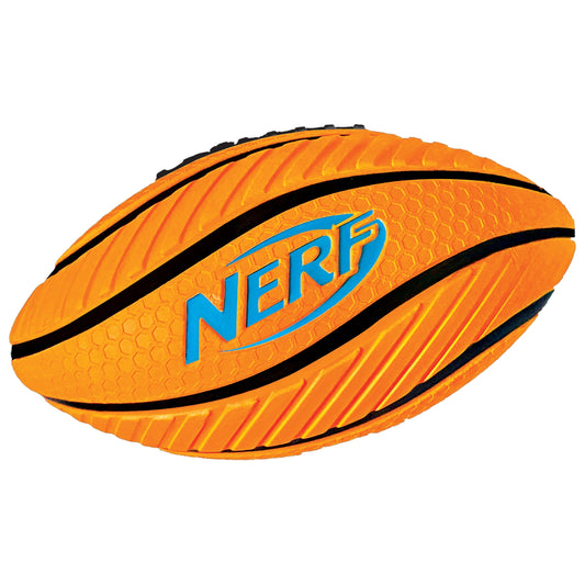 Nerf Spiral Grip Mini Foam Football with a spiral pattern for better grip