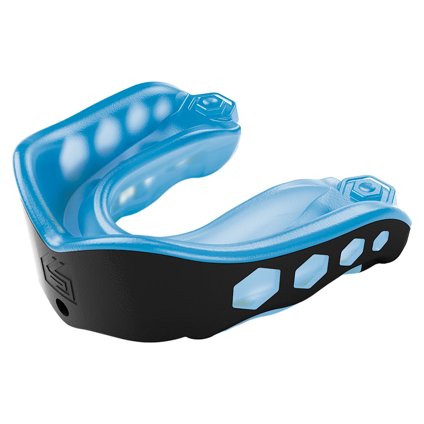 Shock Doctor Gel Max Mouthguard in blue and black for youth