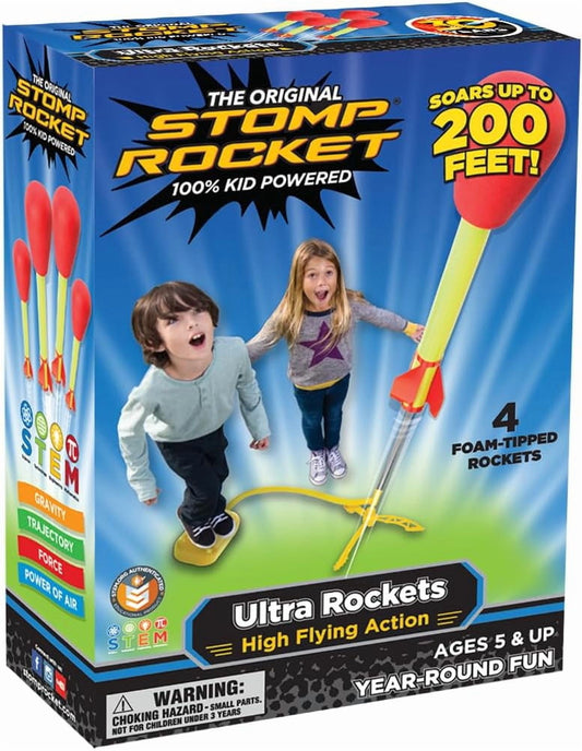 Stomp Rocket Ultra Rocket Launcher for kids to engage in STEM subjects