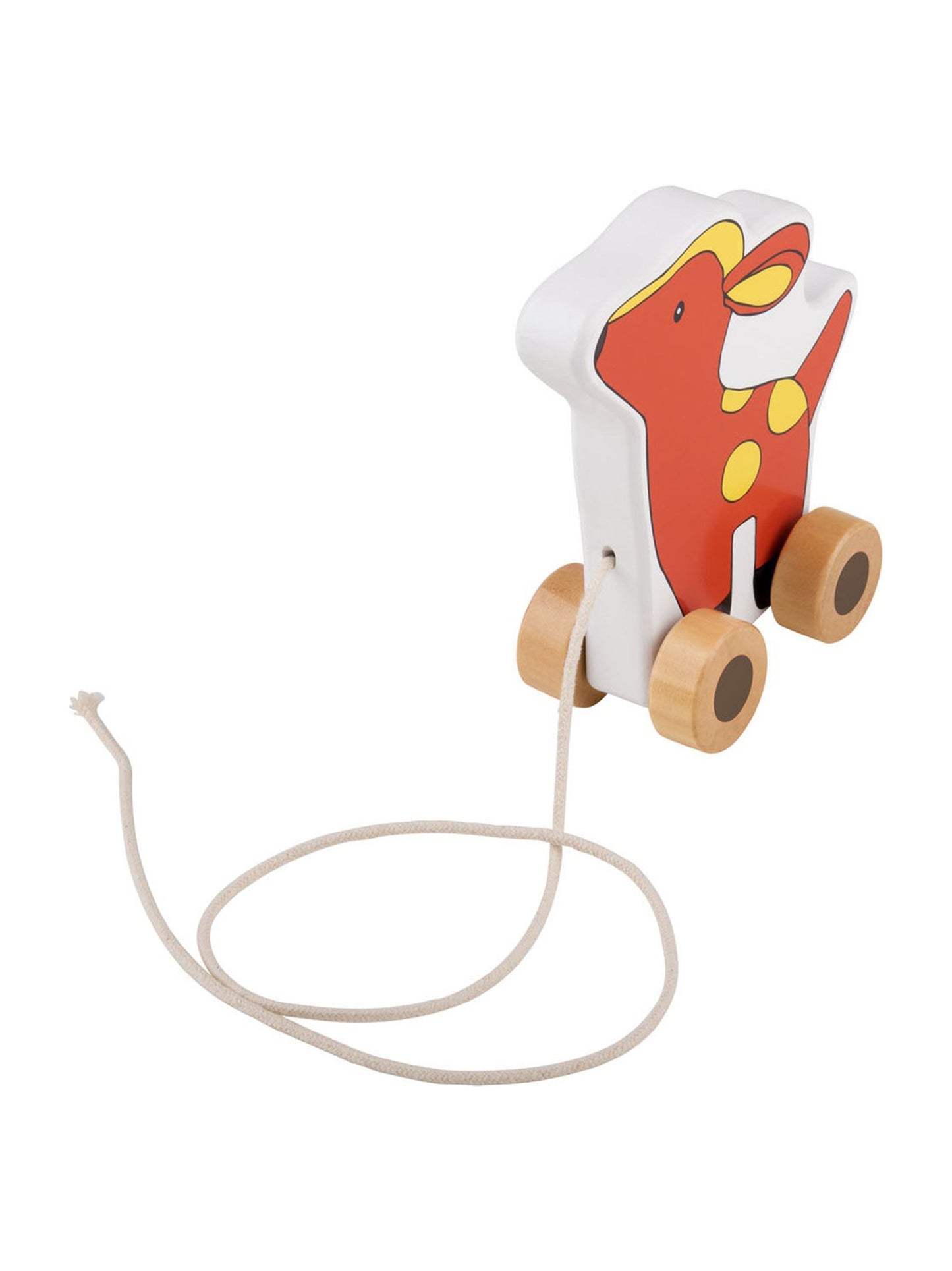 Play Tive Junior Pull-Along Wooden Deer Toy