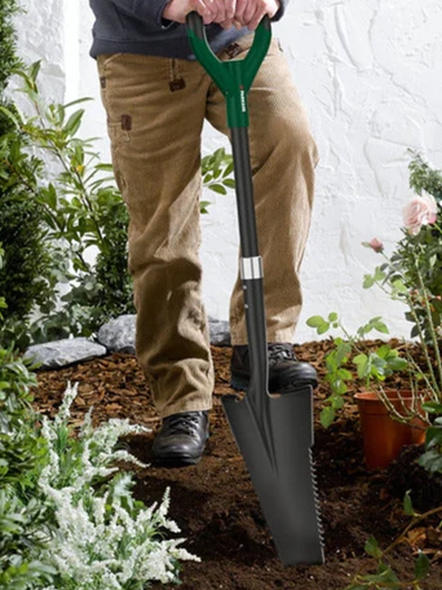 Parkside Spade with Root Saw for Heavy Soil