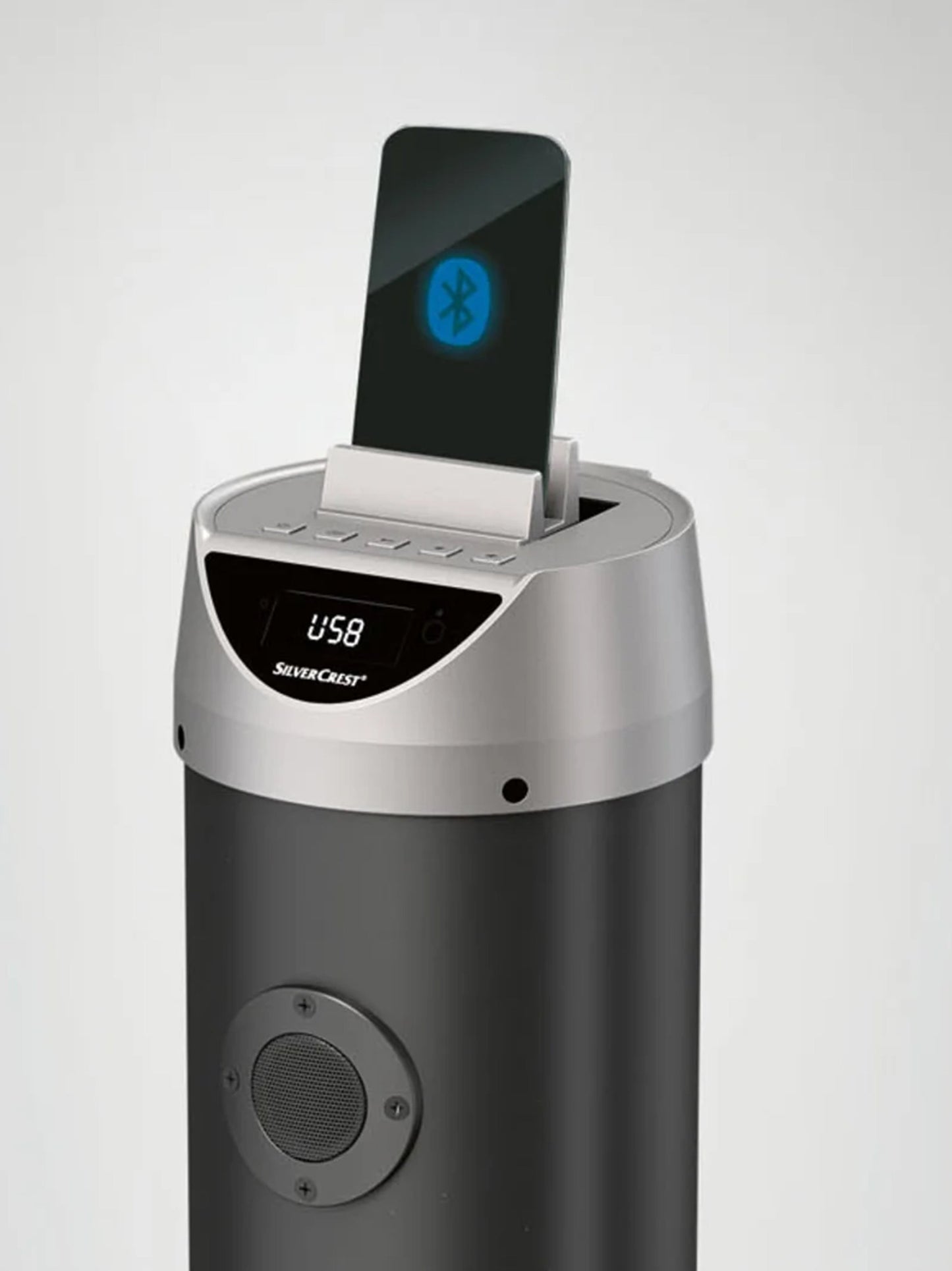 Silver Crest Bluetooth Soundtower with 2x15W Power
