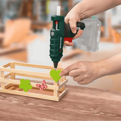 European House Hold Parkside Cordless Glue Gun with Ergonomic Grip