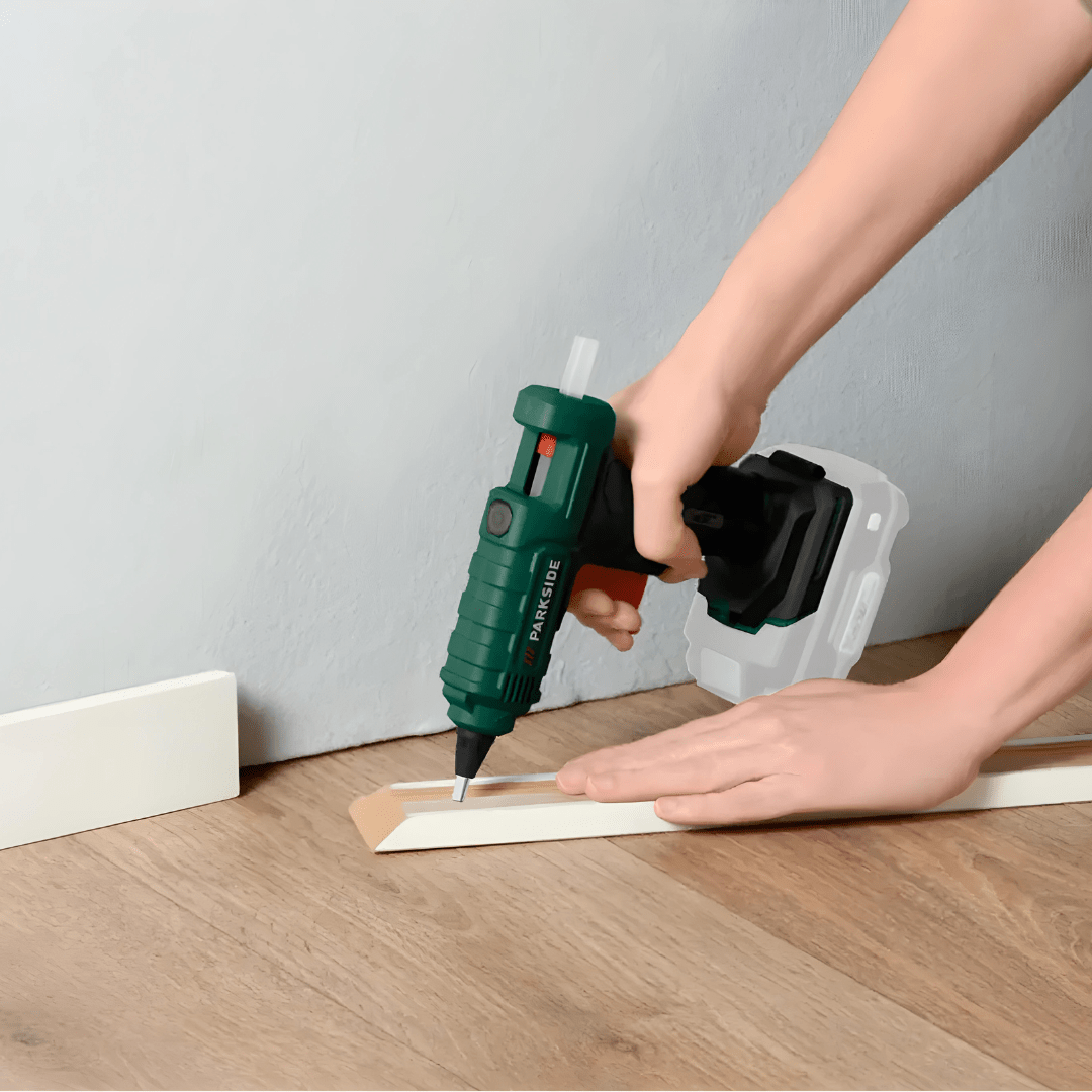 European House Hold Parkside Cordless Glue Gun with Ergonomic Grip